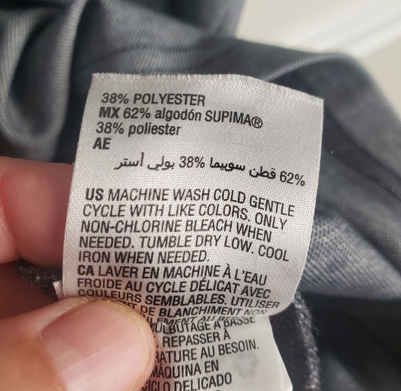 Tasso Elba Men's Supima Cotton Gray Short Sleeve Tee. XXL. A0016 - Picture 7 of 9